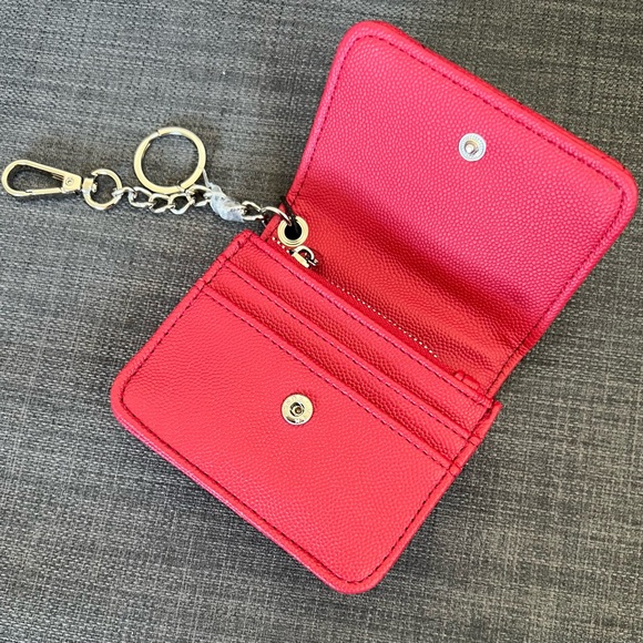 NWT STEVE MADDEN FOLD-OVER CARD CASE CARDHOLDER MINI WALLET - Picture 3 of 7